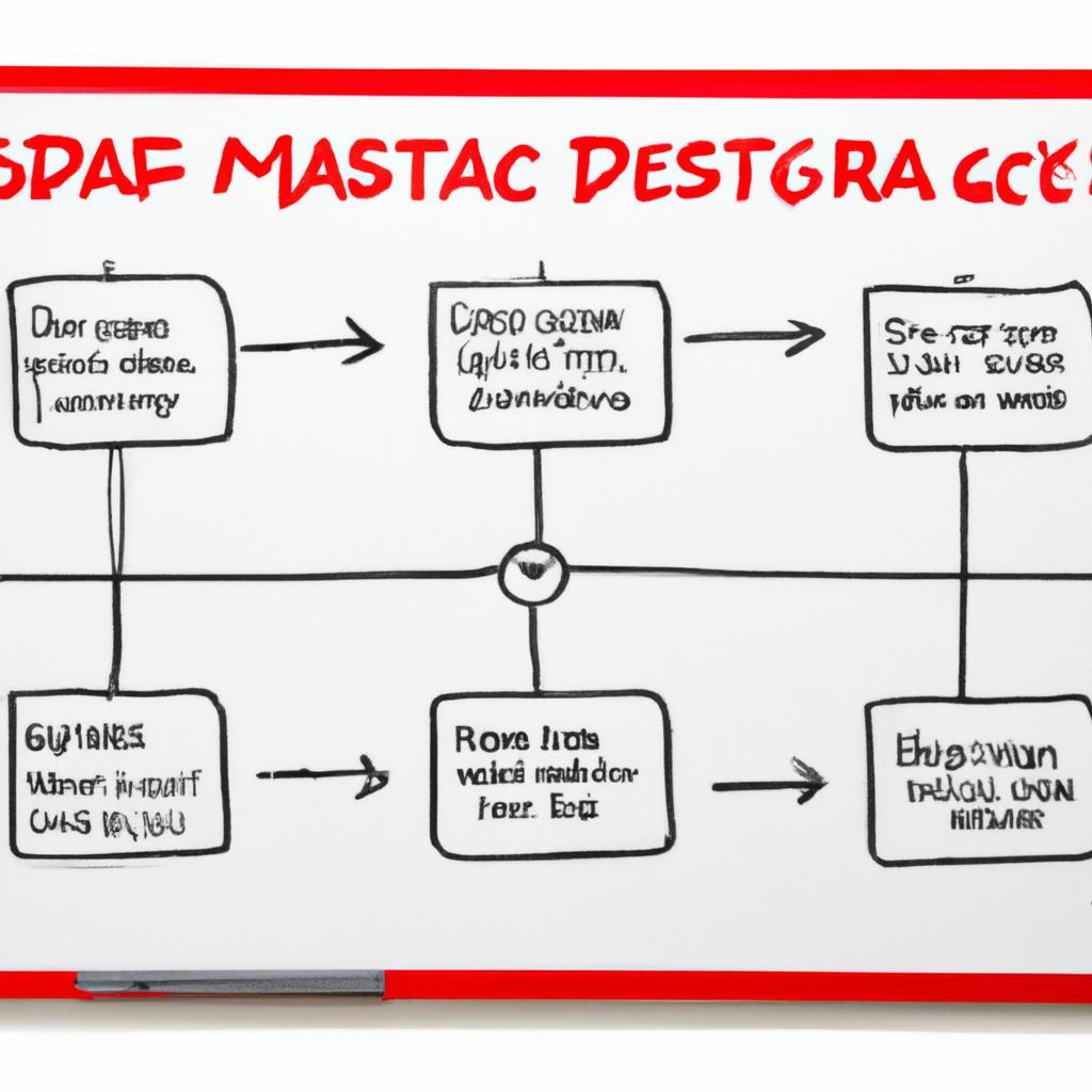 A visual representation of the steps to implement Oracle Master Data Management.